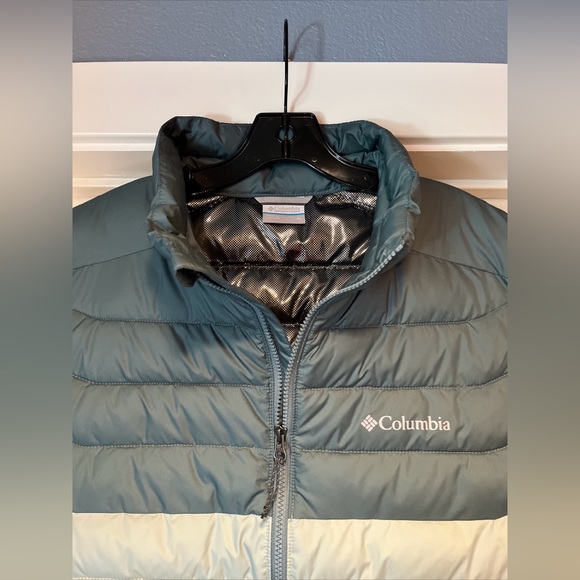 PEN MARK Columbia White Out Vest Mens XL Niagara Puffer Insulated Omni-Heat New - Picture 3 of 16